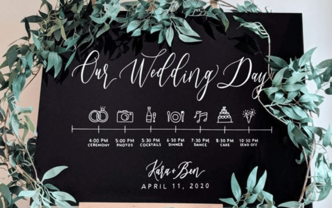Your Wedding Day Timeline