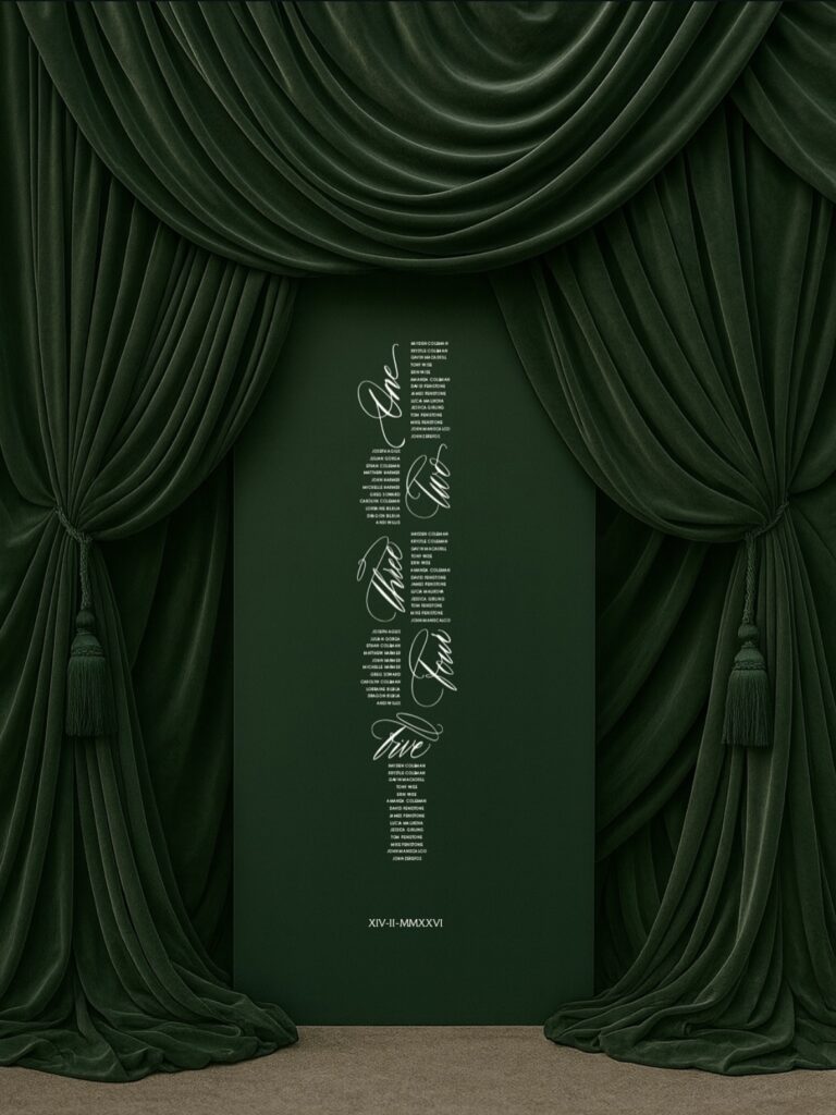 2026 Wedding Trends, Bold Colour Saturation - Emerald Green