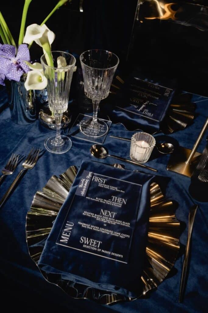 2026 Wedding Trends, Bold Colour Saturation - Deep Blue