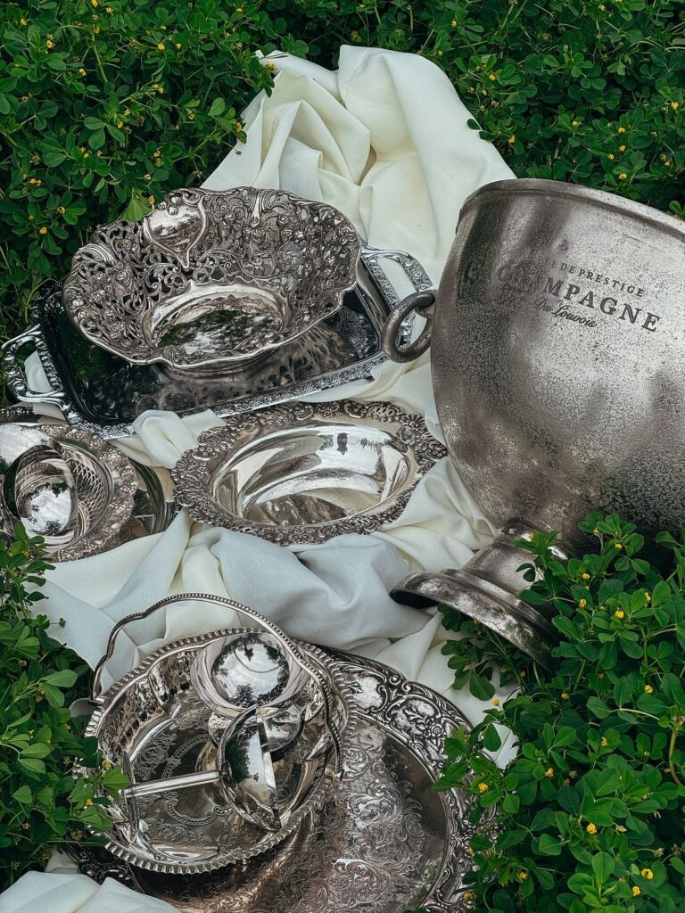 2026 Wedding Trends, Metallic Silverware - Vintage Collection