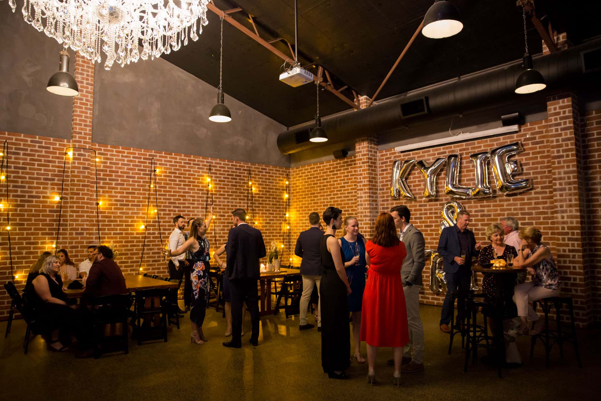 Kylie and Kris Wedding Reception at factory 51 - photography by Anna Osetroff