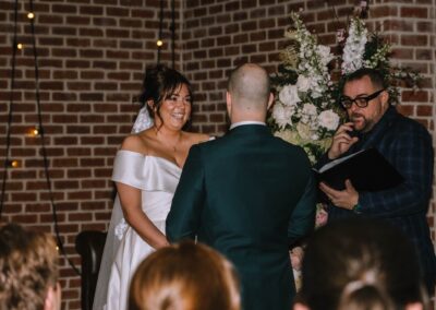 Teagan and Micheal’s wedding ceremony at Factory51 in Brisbane