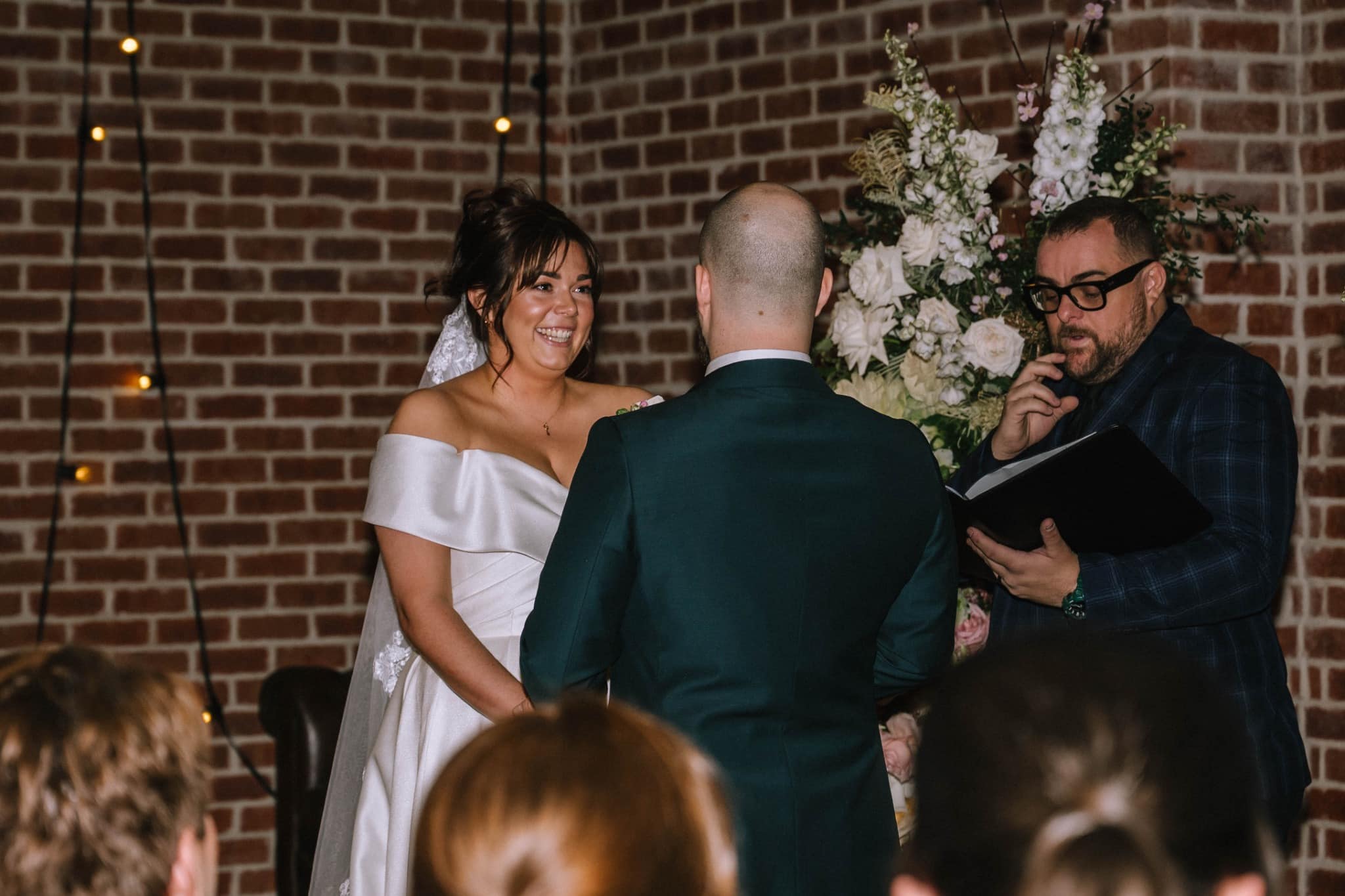Teagan and Micheal’s wedding ceremony at Factory51 in Brisbane