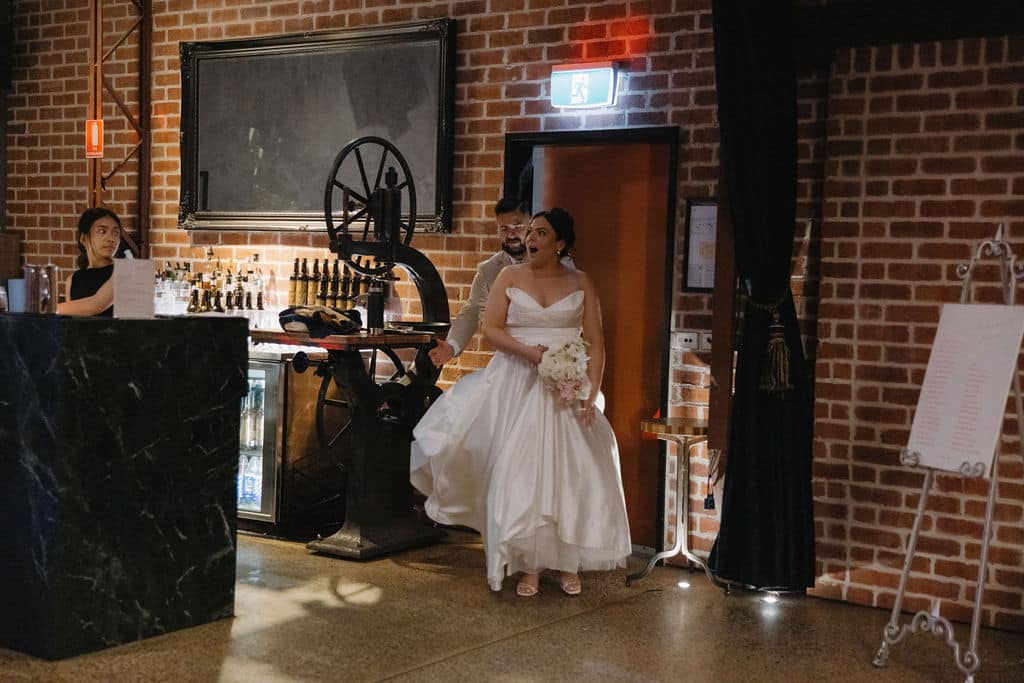 Wedding Entry at Factory 51, shots by Grace Saad Photography