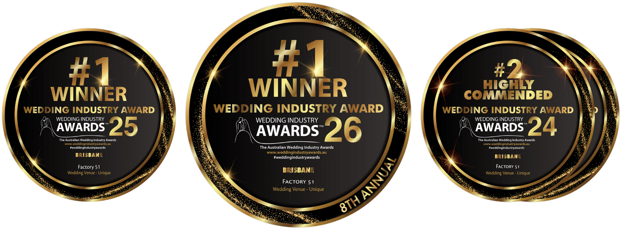 Factory51 Wedding Venues Awards Factory51 Best Wedding Venue in Brisbane